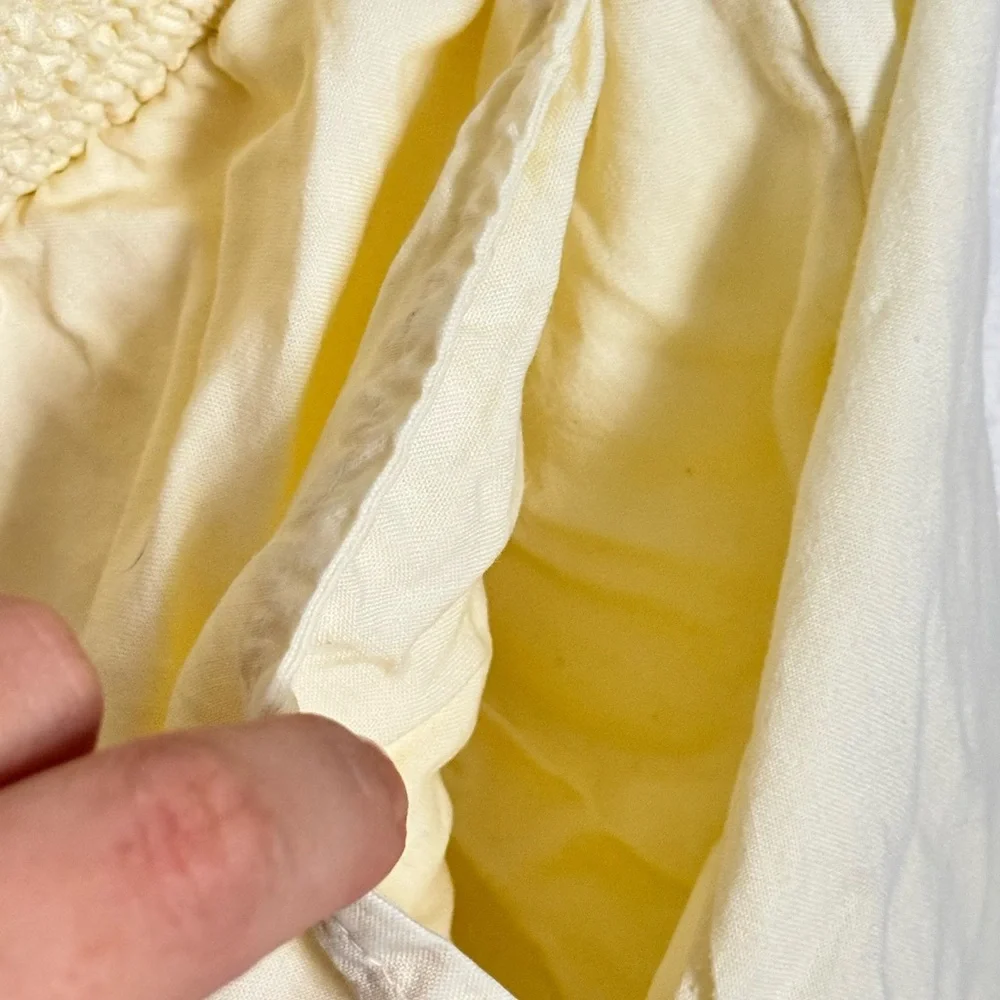 Cloth & Stone Light Cream Wide Leg Pants - Picture 4 of 6